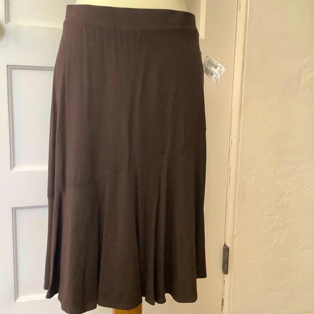 NWT Vintage Y2K HAROLDS Bodycon Knit A-line Swing Midi Skirt Size S